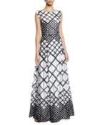 Novelty Lace Overlay Gown