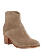 Daniela Waterproof Suede Ankle Booties