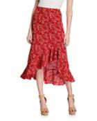 Raised Floral Flounce