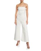 Eleri Linen Belted Jumpsuit