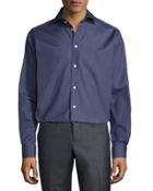 Circular-print Button-front