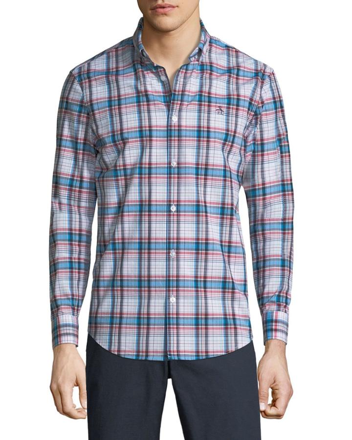 Button-down Plaid