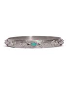 New World Arrow Opal, Sapphire & Diamond Bangle Bracelet