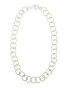Circle-link Sterling Silver Necklace