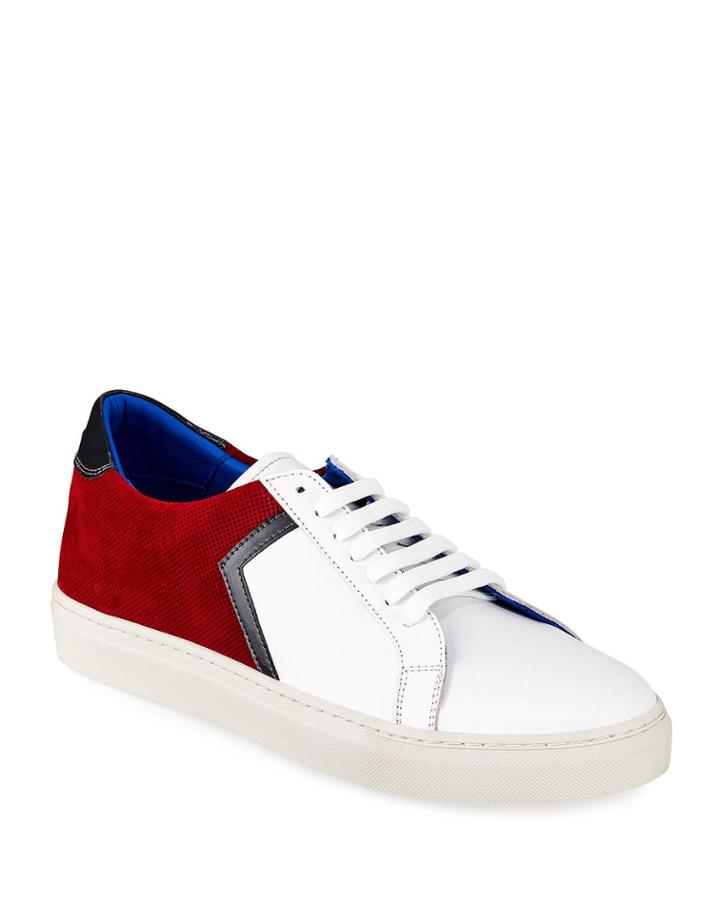 Men's Mixed Media Low-top