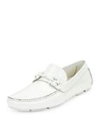 Patent Gancini Driver, White