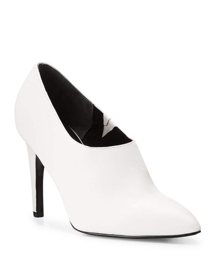 Oxy Faux Leather Low-cut Booties