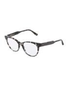 Round Tri-tone Acetate Optical Glasses