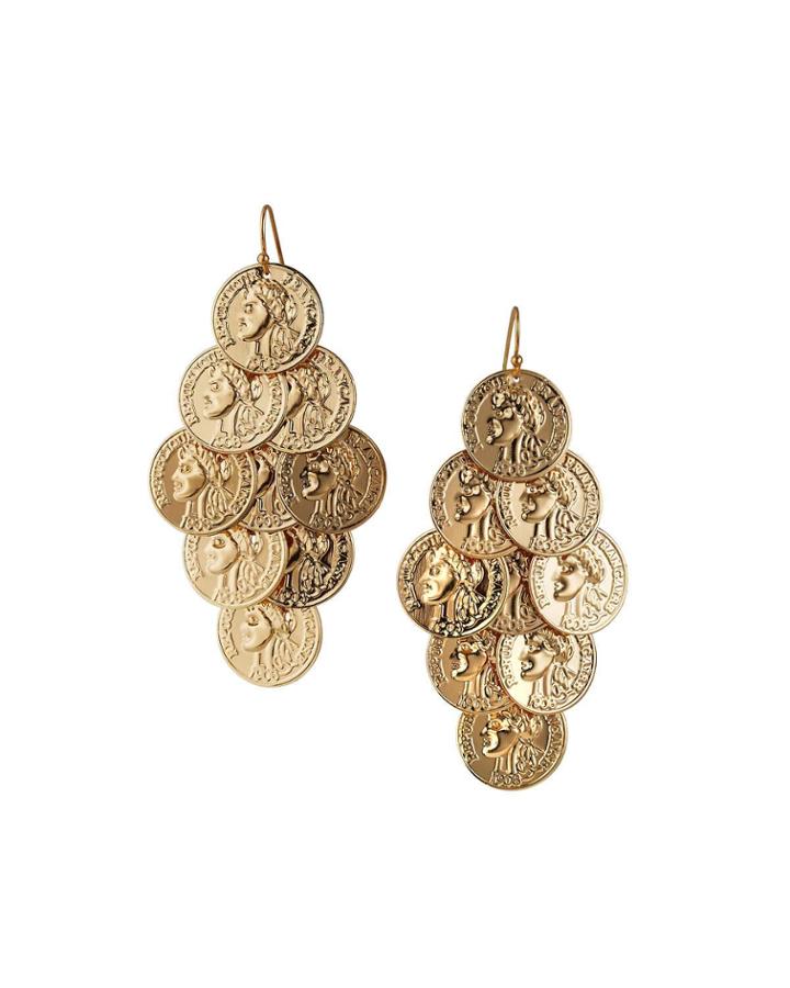 Layered Multi-coin Earrings