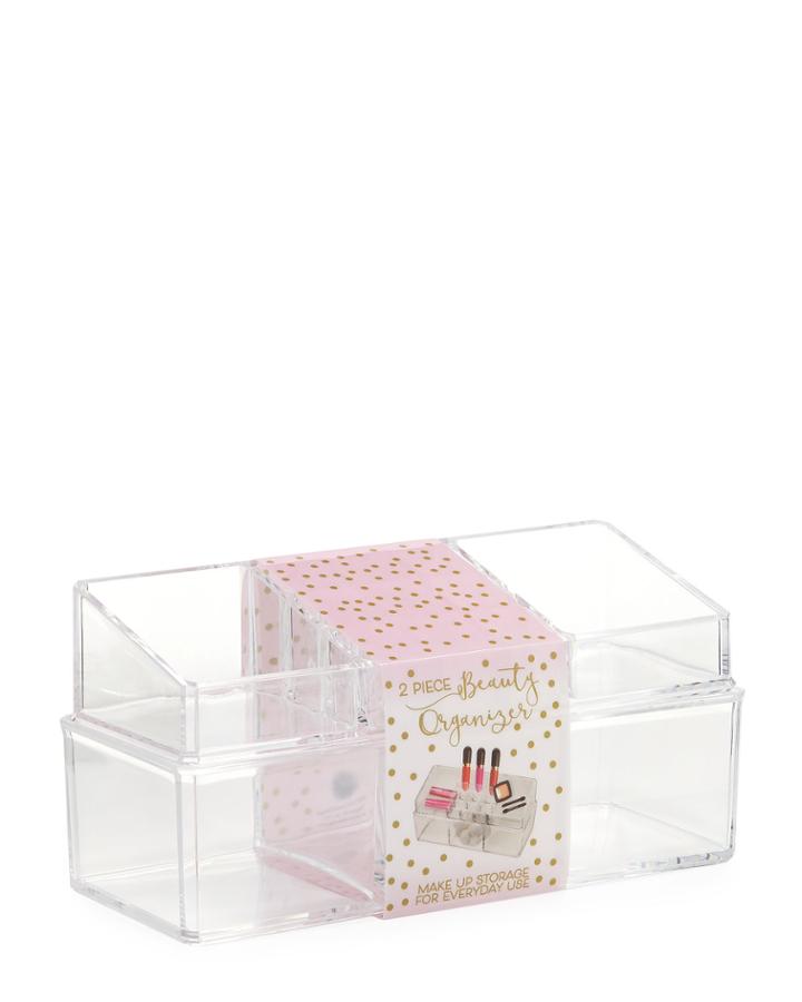 Stacked Two-piece Acrylic Organizer