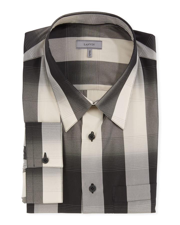 Men's Degrade Check Dress