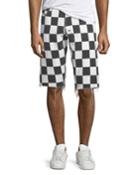 Men's Checkered Denim
