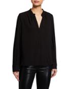 Tink Split-neck Blouse