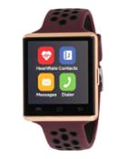 Air 2 Smartwatch W/ Touch Screen, Rose/red