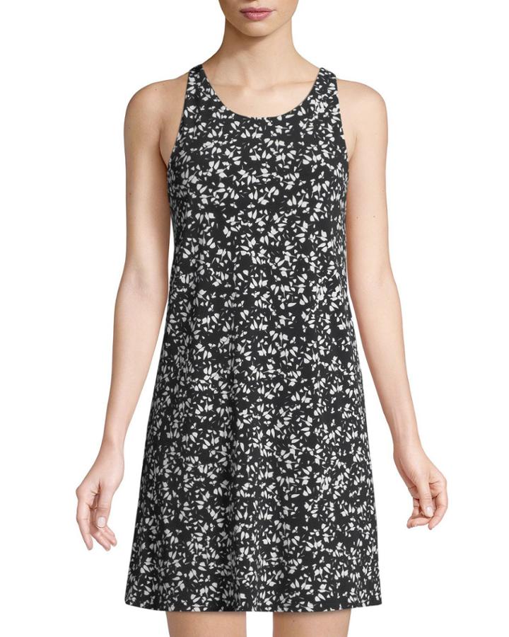 Twist-back A-line Dress