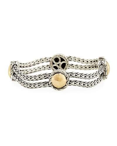 Palu Sterling Silver & 18k Gold Station Bracelet
