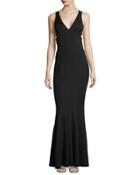 Sleeveless Mermaid Dress With Cutouts,