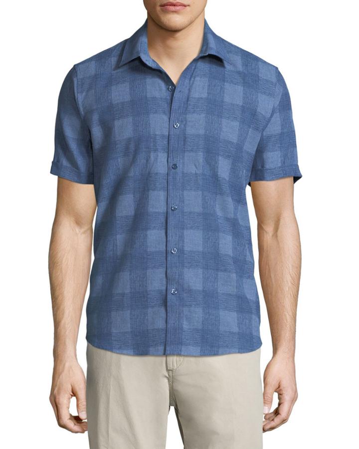 Buffalo-check Short-sleeve