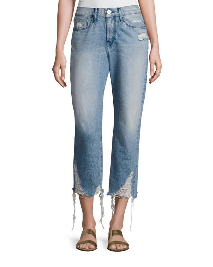 W3 Cropped Boyfriend Jeans, Higher Ground