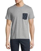 Mustache-pocket Short-sleeve Tee