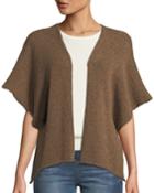 Stretch-wool Tabard Cardigan