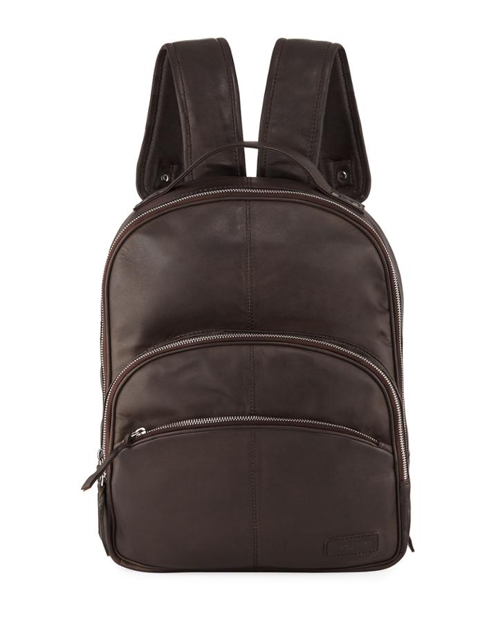 Men's Leather Backpack