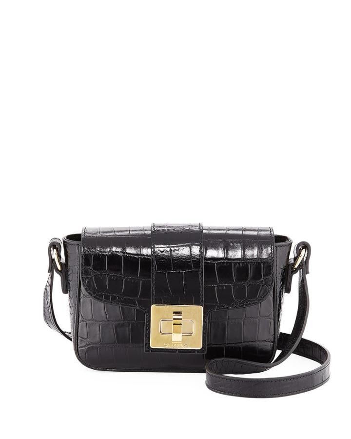 Yasmine Cocco Leather Crossbody Bag