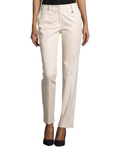 Straight-leg Pants, Champagne
