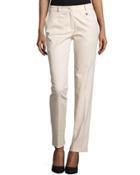 Straight-leg Pants, Champagne