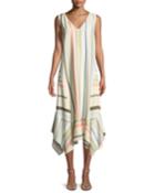 Isla Mesa Stripe V-neck Dress