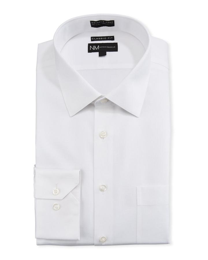 Men's Non-iron Classic Fit Solid Dress