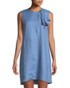 Bow-neck Linen