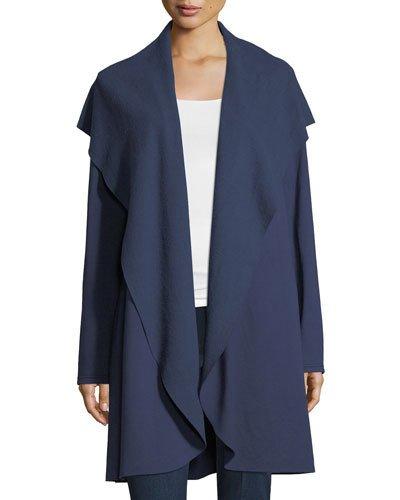 Fleece Shawl-collar Cardigan