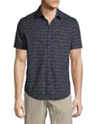 Men's Holiday Lights Short-sleeve
