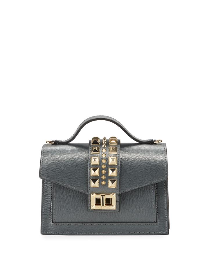 Titti Metallic Studded Leather