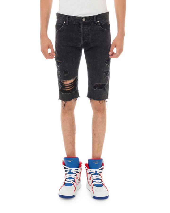Men's Ripped Distressed Denim