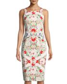 Square-neck Floral