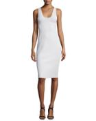 Scoop-neck Tank Dress, Celadon