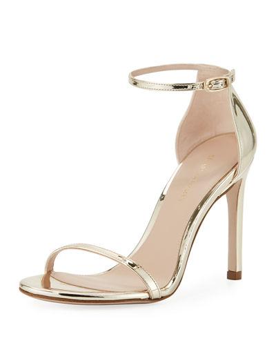 Nudistsong Metallic Ankle-strap