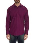 Men's Keaton Patterned Sport Shirt With Contrast Detail
