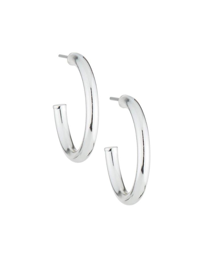 Tubular Hoop Earrings,