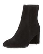 Jojo Suede Block-heel Booties