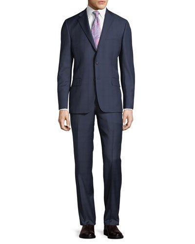 Two-piece Plaid Wool
