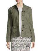 Side-lace Military Jacket