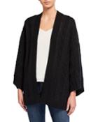 Cable Cape Cardigan