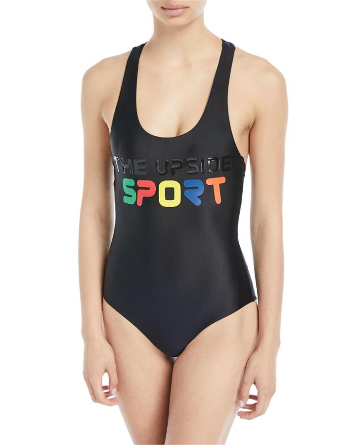 Sporty Logo One-piece