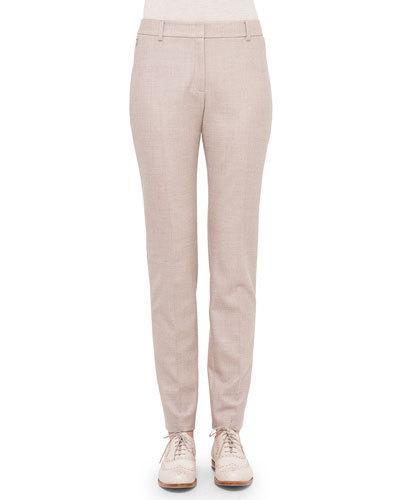 Melvin Flannel Slim Pants, Birch