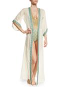 Geoskin Drawstring Long Kimono Coverup
