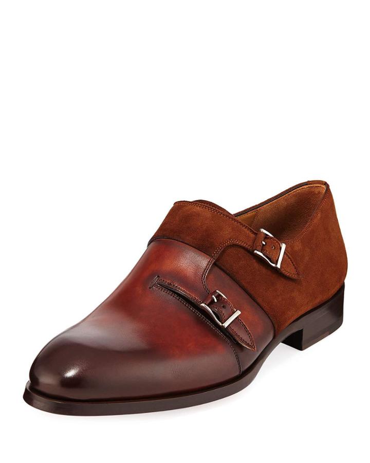 Men's Orville Leather Double-monk