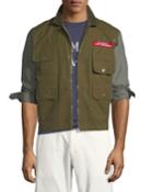 Men's Colorblock Twill Hunting Jacket